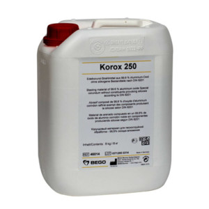 Korox® 250 Edelkorund-Abstrahlmittel / 99,6 % Alu-Oxid