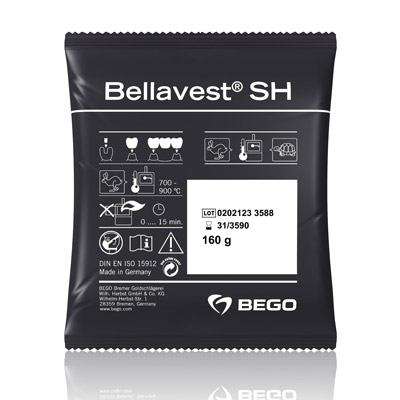 Bellavest SH - Universal-Einbettmasse für K+B-Technik, 30 x 160-g-Beutel